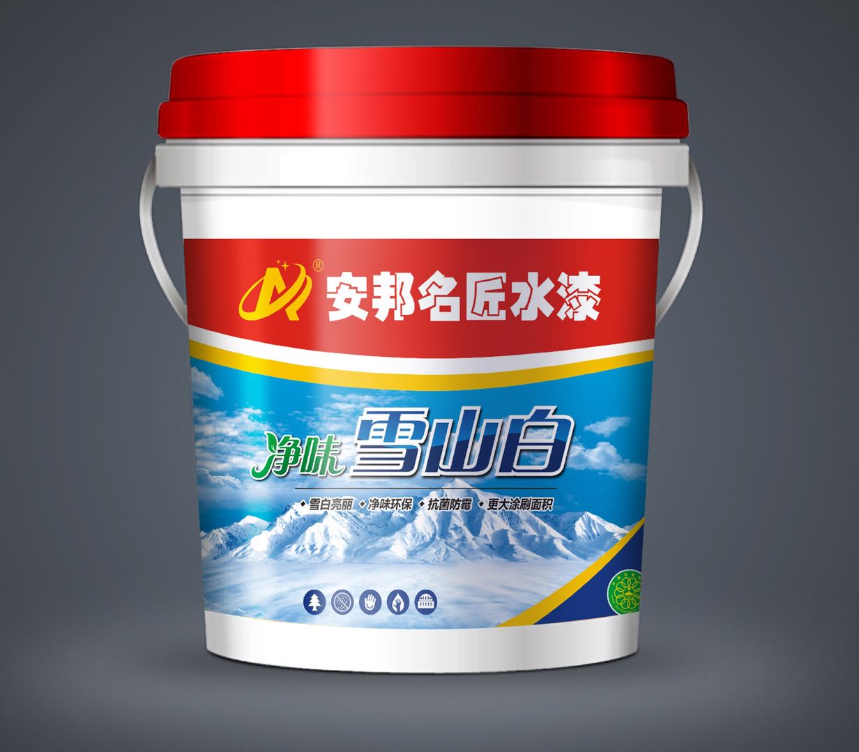 雪山白內墻漆